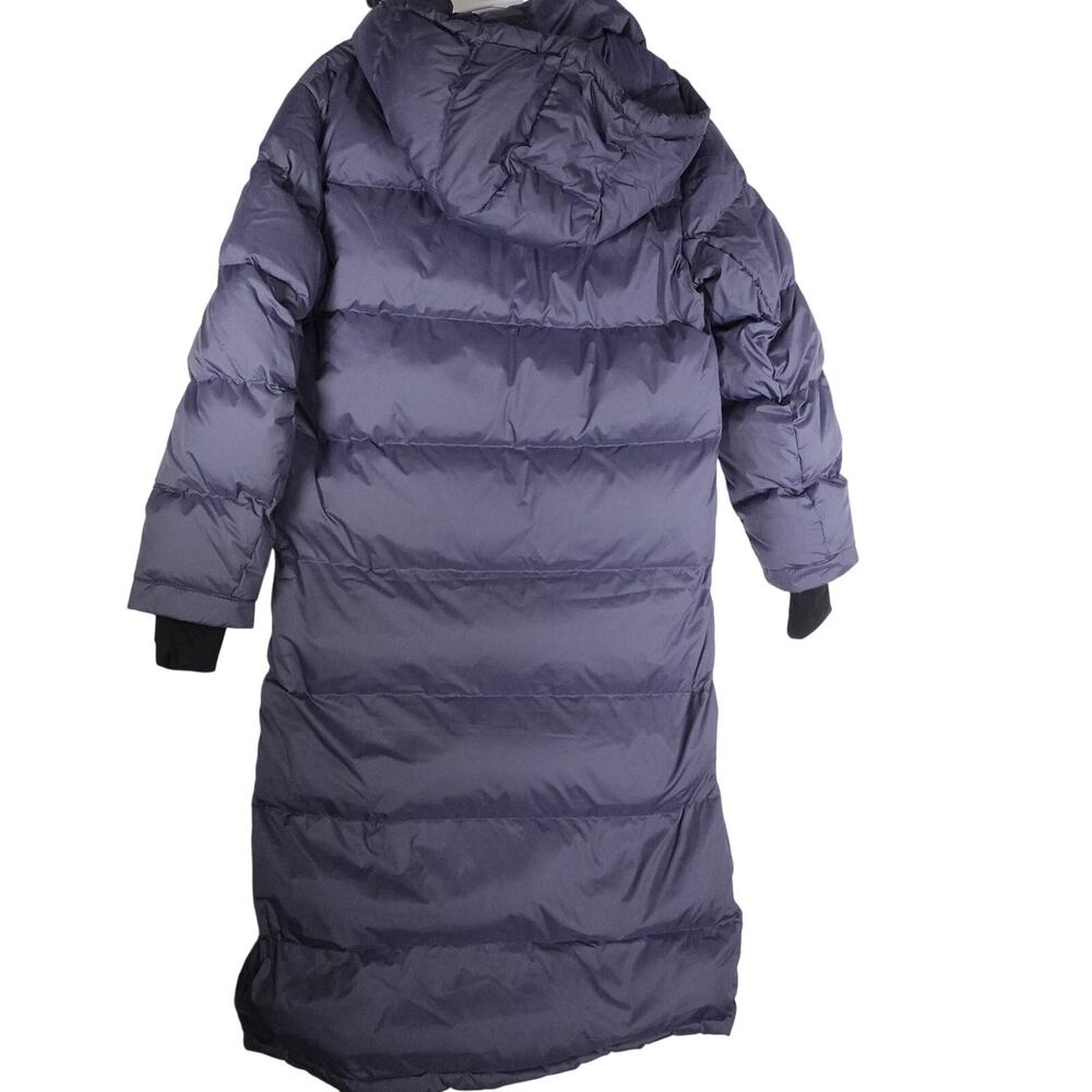 NWOT Quince Women's Small Responsible Down Long Puffer Coat Storm Blue Preppy - Picture 11 of 11